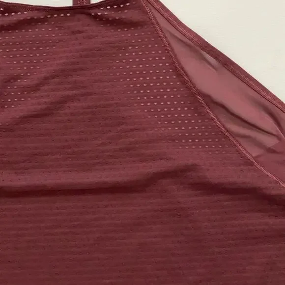 Athleta maroon burgundy racerback tank M - Picture 5 of 13